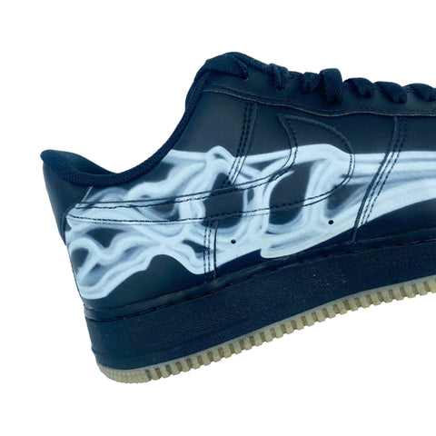 Nike Air Force 1 Premium Black Skeleton 2019