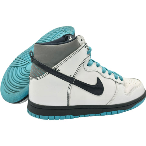 Nike Dunk High GS White Chlorine Blue