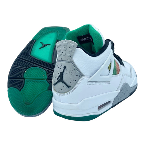 Air Jordan 4 Retro W Lucid Green Rasta