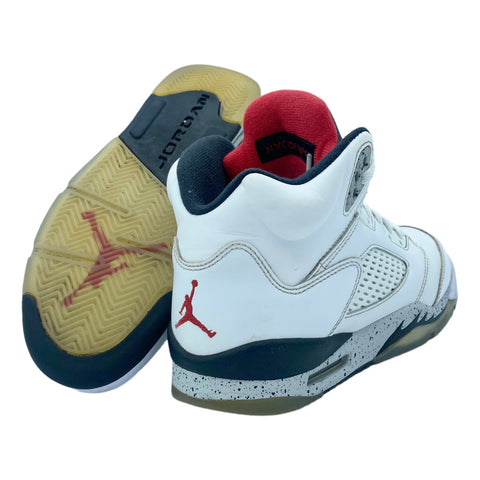 Air Jordan 5 Retro GS Fire Red Black Tongue 2017