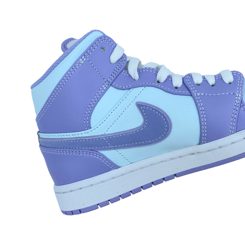 Air Jordan 1 Mid Aqua Purple