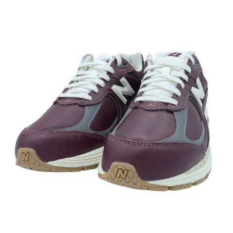 New Balance 2002R Burgundy Leather Sample