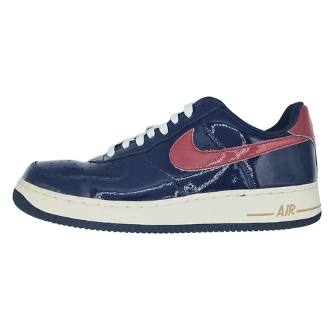 Nike Air Force 1 Low Patent Navy Crimson 2005