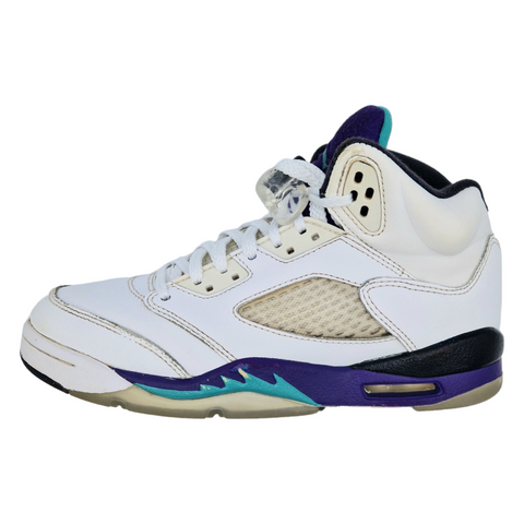 Air Jordan 5 Retro GS White Grape