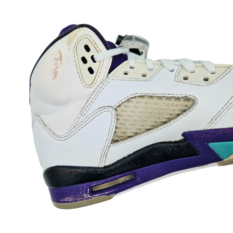 Air Jordan 5 Retro GS White Grape