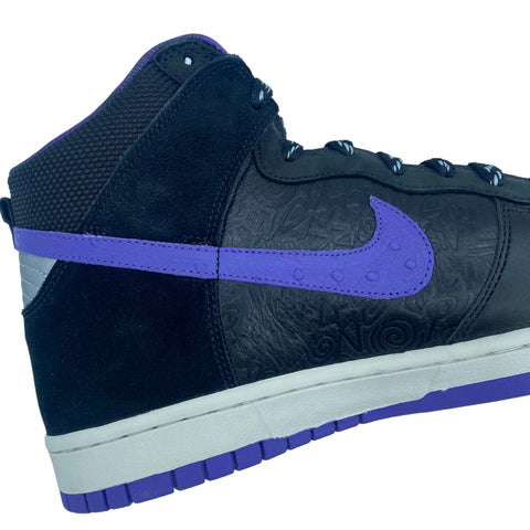 Nike Dunk High Stussy World Tour Los Angeles Black Purple