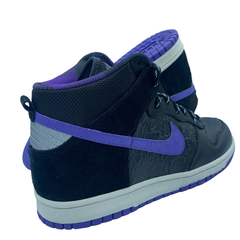 Nike Dunk High Stussy World Tour Los Angeles Black Purple