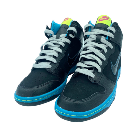 Nike Dunk High GS Black Fireberry