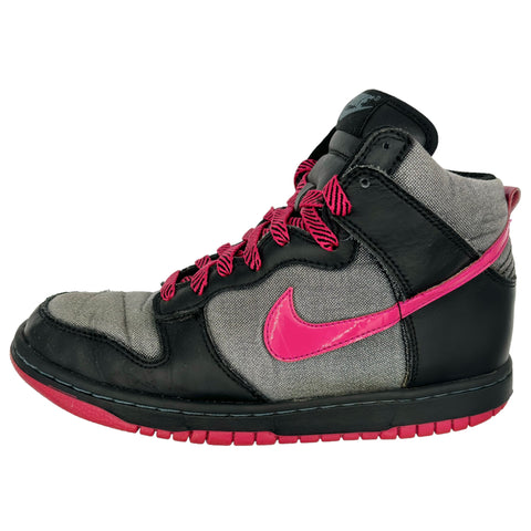 Nike Dunk High GS Pink Grey Canvas