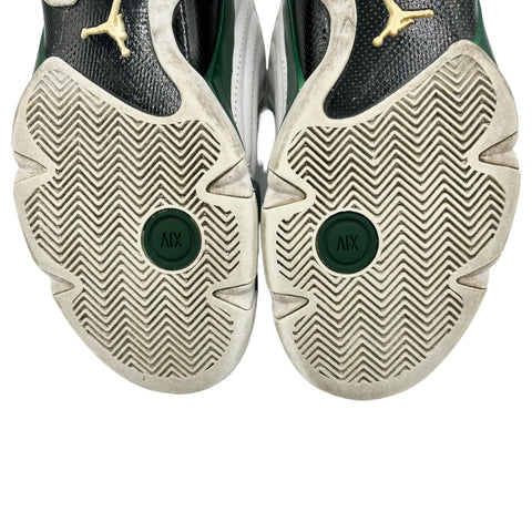 Air Jordan 14 Retro White Forest Green 2005