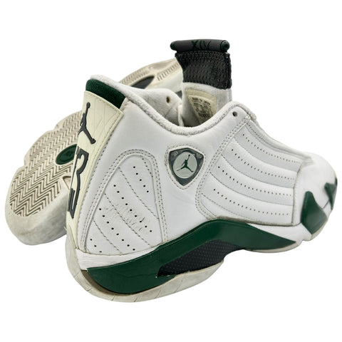 Air Jordan 14 Retro White Forest Green 2005