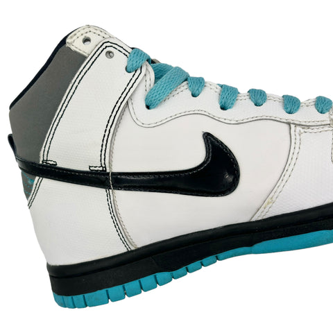 Nike Dunk High GS White Chlorine Blue