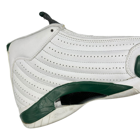 Air Jordan 14 Retro White Forest Green 2005