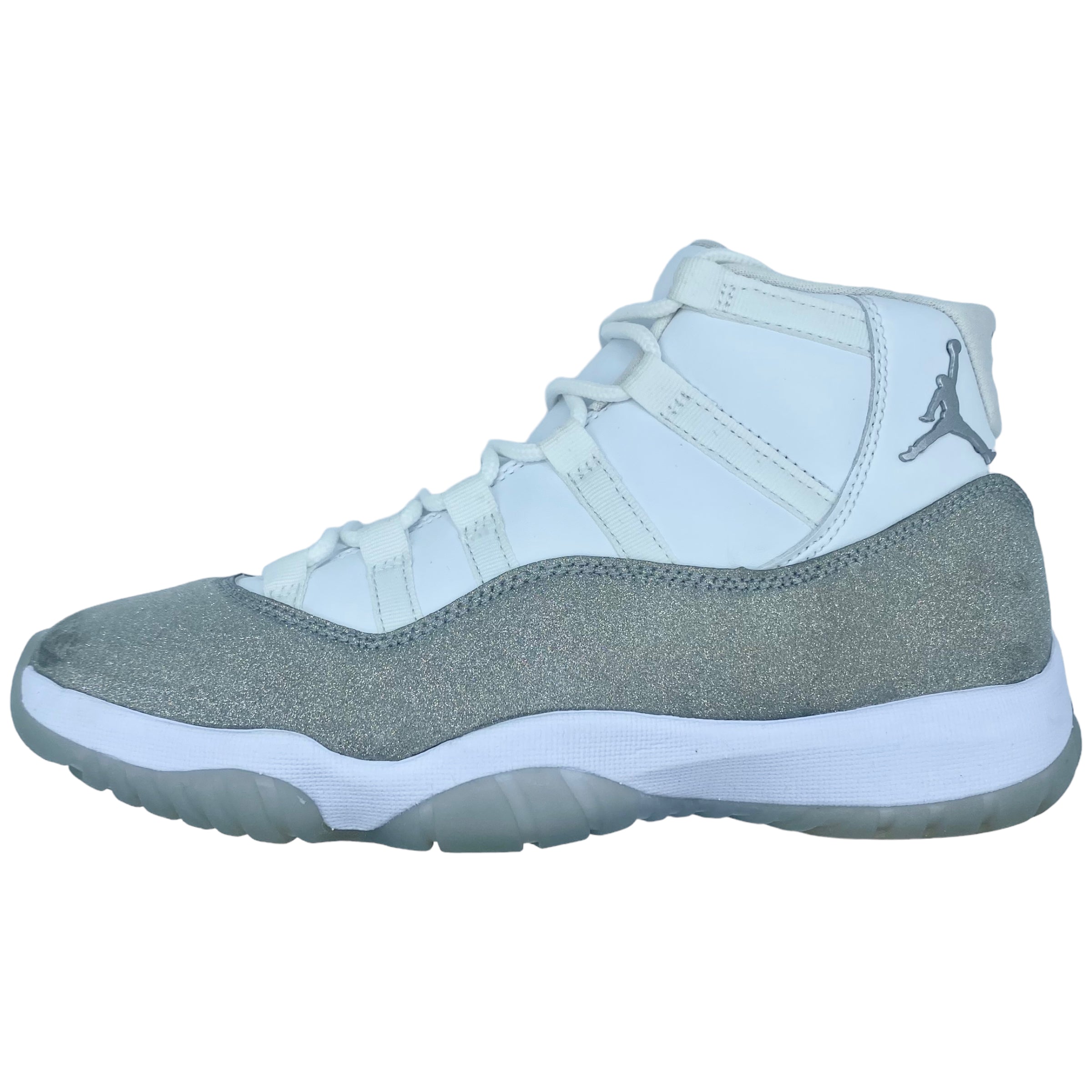 Nike air jordan outlet 11 retro silver glitter