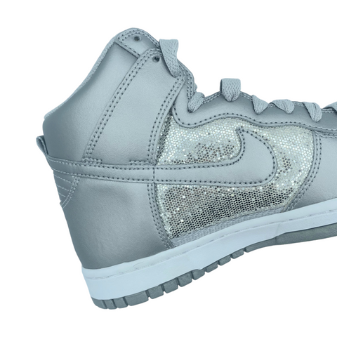Silver glitter nike hotsell