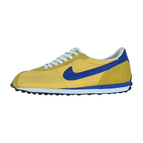 Royal blue top and yellow nikes