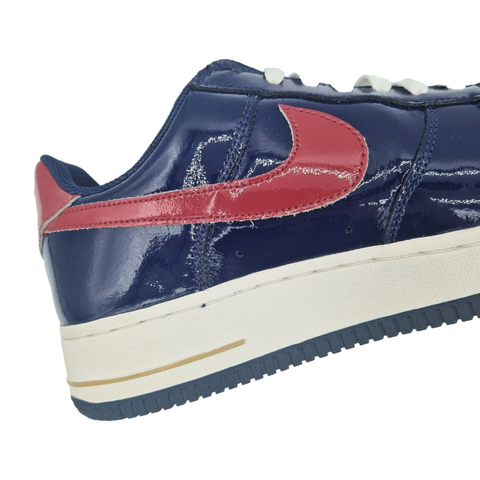 Nike Air Force 1 Low Patent Navy Crimson 2005