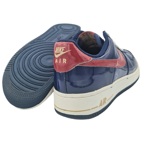 Nike Air Force 1 Low Patent Navy Crimson 2005