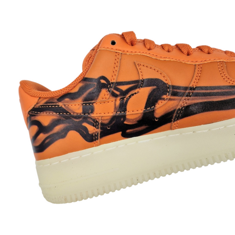 Nike Air Force 1 Low Orange Skeleton
